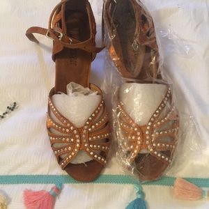 Latin dance shoes